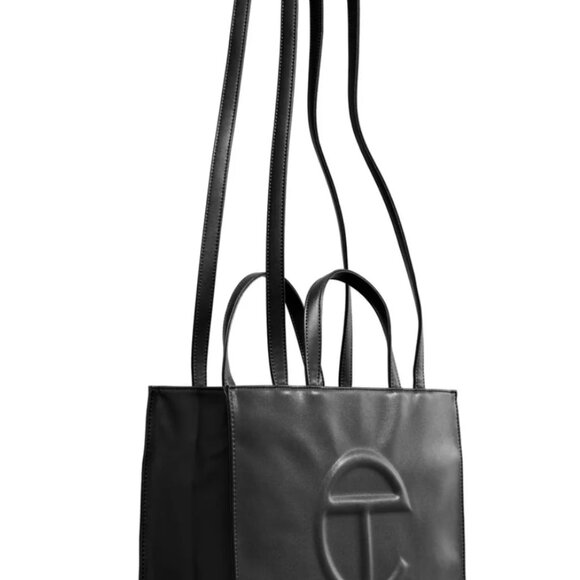 Telfar Black Medium Shopping Bag - Picture 2 of 12